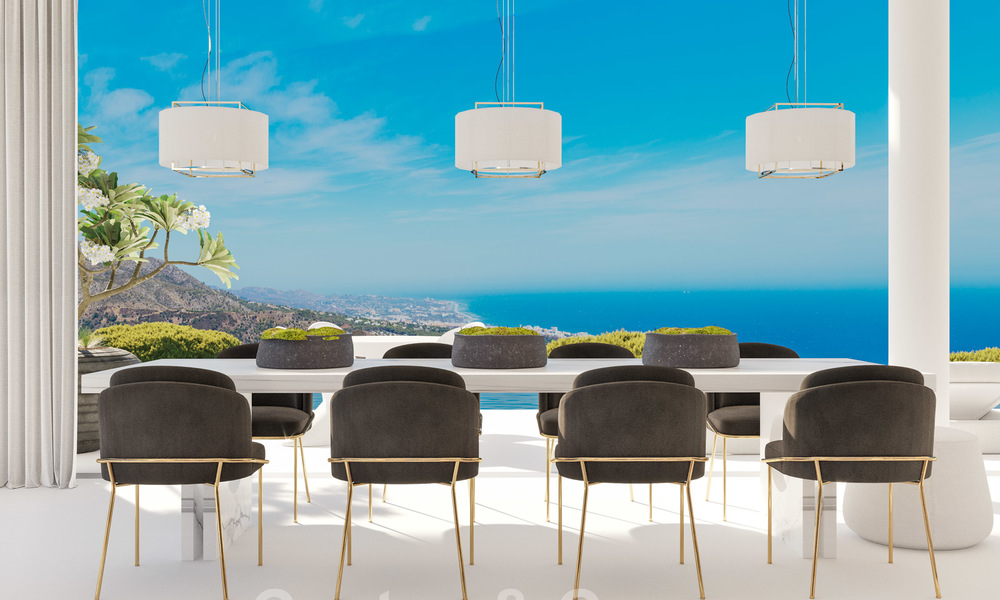 Nouvelles villas modernes de luxe à vendre avec des vues spectaculaires sur le golf, le lac et la Méditerranée, dans un domaine sécurisé et exclusive à Benahavis - Marbella 27934