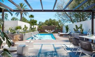 Villa élégamment rénovée au cœur de la vallée du Golf à Nueva Andalucia, Marbella. Près de Puerto Banus. 28059 