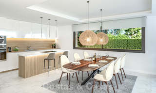 Nouvelle villa de luxe de style moderne à vendre, à deux pas de la mer à Elviria, Marbella 28634 