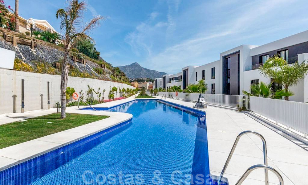 Spacieux appartement de luxe moderne de 3 chambres à coucher à vendre avec vue sur la mer et prêt à emménager, Nueva Andalucia, Marbella 28917