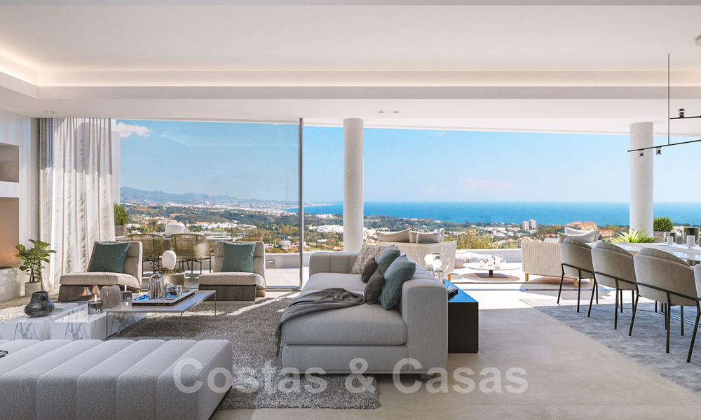 Appartements modernes et luxueux avec vue panoramique sur la mer à vendre à Benahavis - Marbella 29196