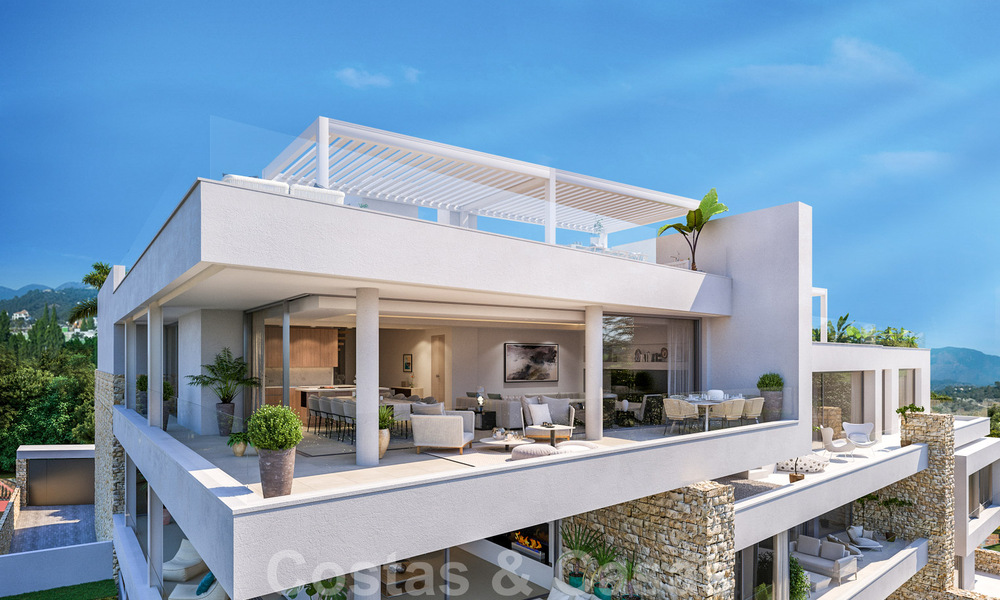 Appartements modernes et luxueux avec vue panoramique sur la mer à vendre à Benahavis - Marbella 29199