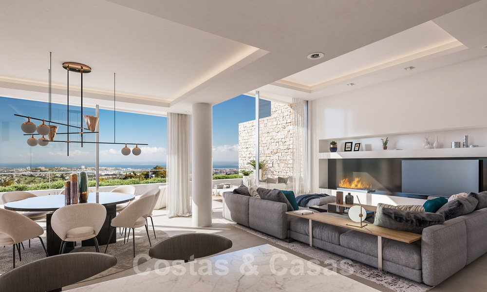 Appartements modernes et luxueux avec vue panoramique sur la mer à vendre à Benahavis - Marbella 29201