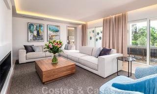 A vendre, villa en première ligne du golf, rénovée avec goût dans un quartier recherché et calme - Guadalmina - Marbella 29204 