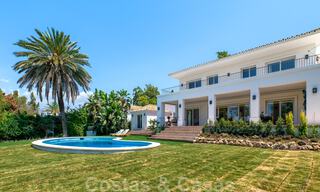 A vendre, villa en première ligne du golf, rénovée avec goût dans un quartier recherché et calme - Guadalmina - Marbella 29217 