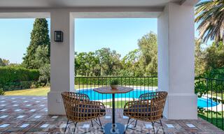 A vendre, villa en première ligne du golf, rénovée avec goût dans un quartier recherché et calme - Guadalmina - Marbella 29241 