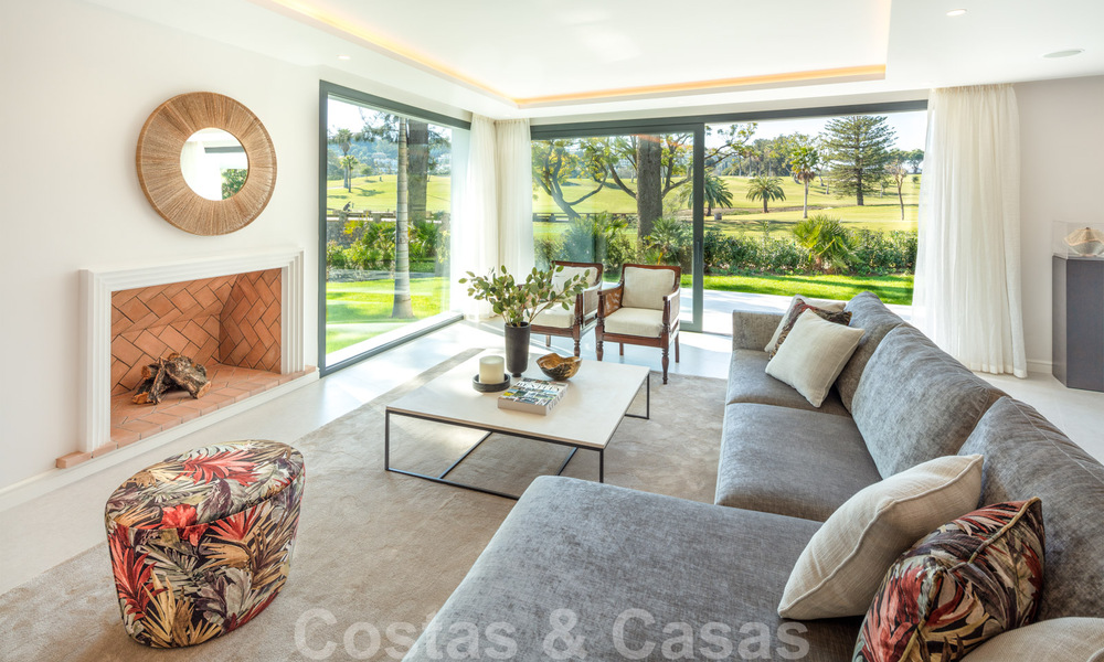 Villa en première ligne de golf élégamment rénovée au cœur de la Golf Valley à Nueva Andalucia, Marbella 30042