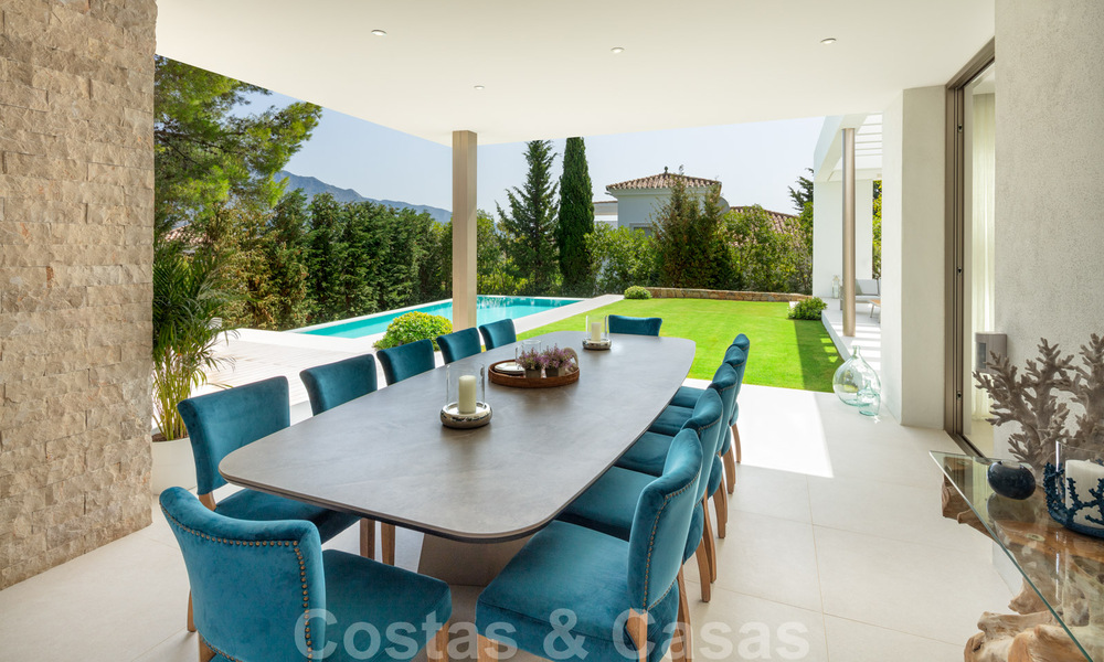 Elégante villa de construction récente avec de belles vues sur la montagne de La Concha à vendrre à Nueva Andalucia - Marbella 30067