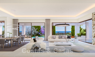 Des villas modernes de construction neuve à vendre dans le centre de Marbella, dans un complexe de villas exclusif, sécurisé et domaine fermé, à distance de marche de tout 30097 