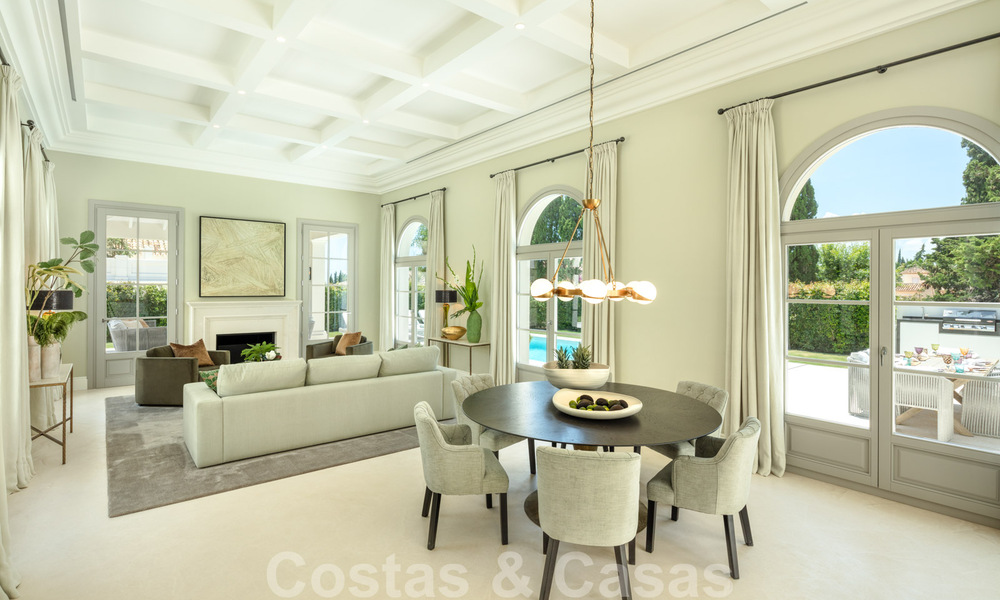2 nouvelles villas de luxe élégantes et de grande qualité à vendre dans un style classique et provençal au-dessus du Golden Mile à Marbella 30475