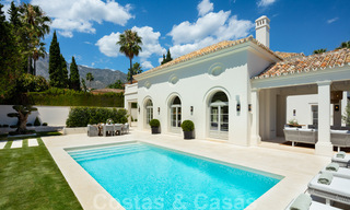 2 nouvelles villas de luxe élégantes et de grande qualité à vendre dans un style classique et provençal au-dessus du Golden Mile à Marbella 30479 