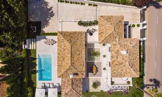 2 nouvelles villas de luxe élégantes et de grande qualité à vendre dans un style classique et provençal au-dessus du Golden Mile à Marbella 30480 