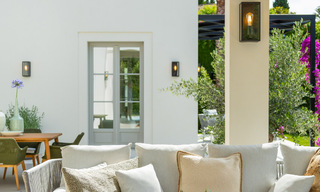 2 nouvelles villas de luxe élégantes et de grande qualité à vendre dans un style classique et provençal au-dessus du Golden Mile à Marbella 30494 