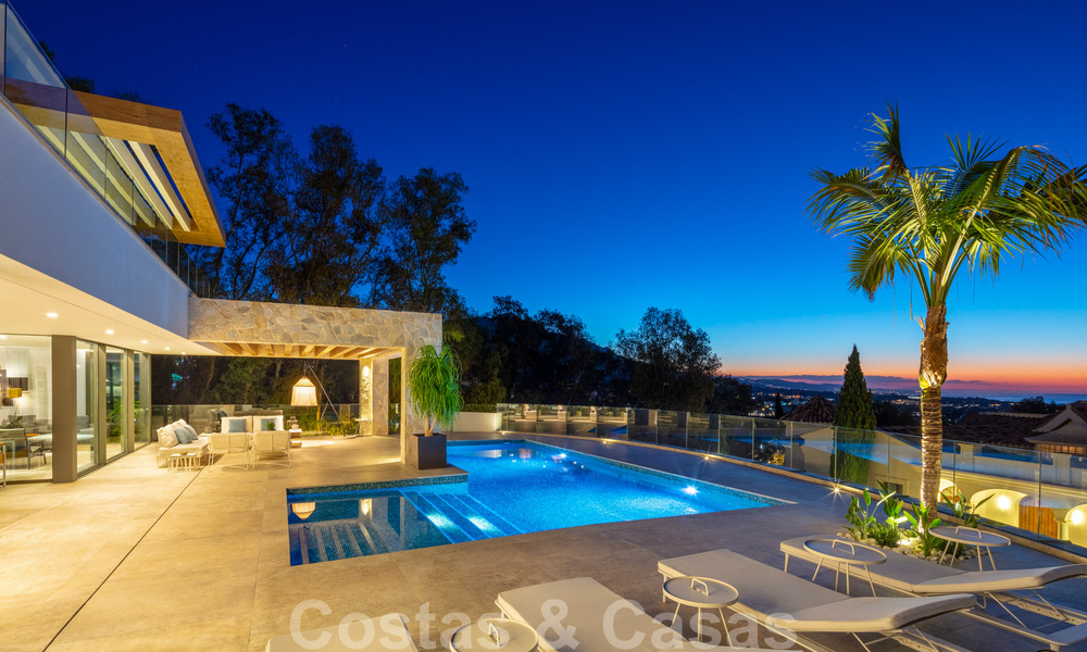 Villa neuve de style contemporain dans une résidence fermée avec vue panoramique sur la mer à vendre à Benahavis - Marbella 30649