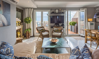 Appartement penthouse rénové à vendre avec vue sur la mer et à proximité de toutes les commodités à Nueva Andalucia et de Puerto Banus, Marbella 31181 
