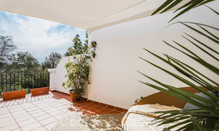 Maison familiale rénovée à vendre dans un complexe fermé près de Puente Romano sur le Golden Mile à Marbella 31283 