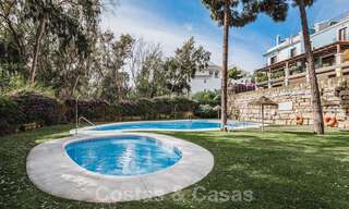Maison familiale rénovée à vendre dans un complexe fermé près de Puente Romano sur le Golden Mile à Marbella 31291 