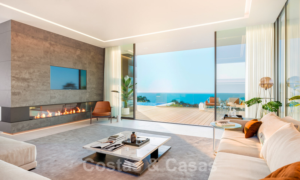 Villa moderne de luxe avec des vues panoramiques spectaculaires sur la mer à vendre sur la Costa del Sol. Livraison prévu bientôt ! 31332