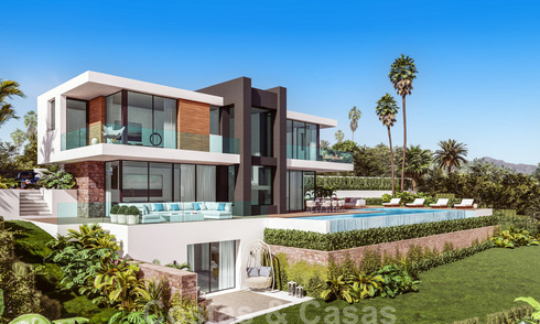 Villa moderne de luxe avec des vues panoramiques spectaculaires sur la mer à vendre sur la Costa del Sol. Livraison prévu bientôt ! 31336