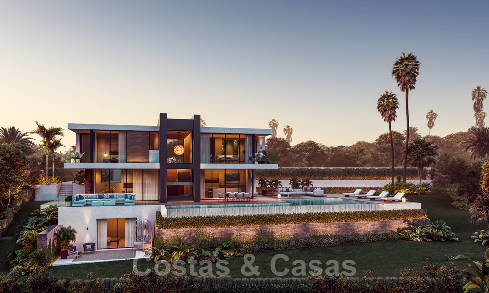Villa moderne de luxe avec des vues panoramiques spectaculaires sur la mer à vendre sur la Costa del Sol. Livraison prévu bientôt ! 31338