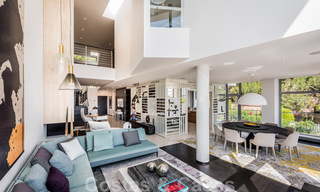 Une maison de conception moderne à vendre dans les collines de Marbella, au-dessus du Golden Mile à Sierra Blanca 31515 
