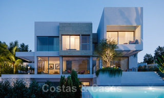 Villas modernes neuves avec vue sur la mer à vendre, situées dans une communauté fermée à Benahavis - Marbella 31577 