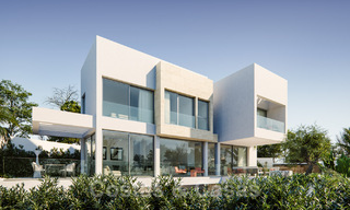 Villas modernes neuves avec vue sur la mer à vendre, situées dans une communauté fermée à Benahavis - Marbella 31578 