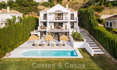 Villa de style scandinave magnifiquement rénovée, avec de belles vues sur la mer, à vendre à Benahavis - Marbella 31704