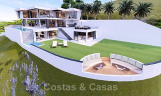 Terrains à bâtir à vendre avec vue panoramique sur la mer et la montagne dans une propriété de luxe à Marbella - Benahavis 32290 