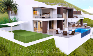Terrains à bâtir à vendre avec vue panoramique sur la mer et la montagne dans une propriété de luxe à Marbella - Benahavis 32291 