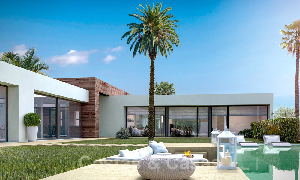 Villas modernes de construction neuve à vendre avec vue imprenable sur la mer à Marbella, à proximité des plages et du centre 32152