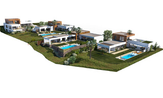 Villas modernes de construction neuve à vendre avec vue imprenable sur la mer à Marbella, à proximité des plages et du centre 32154 