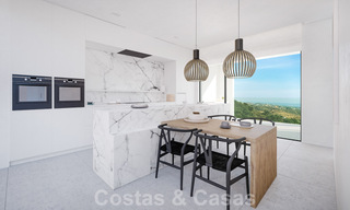 Villas modernes de construction neuve à vendre avec vue imprenable sur la mer à Marbella, à proximité des plages et du centre 32156 
