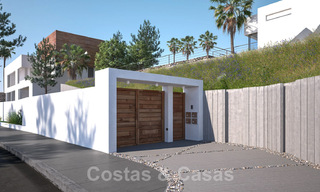 Villas modernes de construction neuve à vendre avec vue imprenable sur la mer à Marbella, à proximité des plages et du centre 32158 