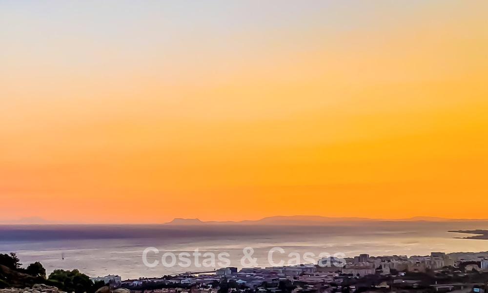 Villas modernes de construction neuve à vendre avec vue imprenable sur la mer à Marbella, à proximité des plages et du centre 792491