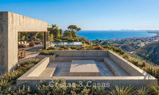 Villas modernes de construction neuve à vendre avec vue imprenable sur la mer à Marbella, à proximité des plages et du centre 803966 
