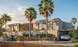 Villas modernes de construction neuve à vendre avec vue imprenable sur la mer à Marbella, à proximité des plages et du centre 803967 