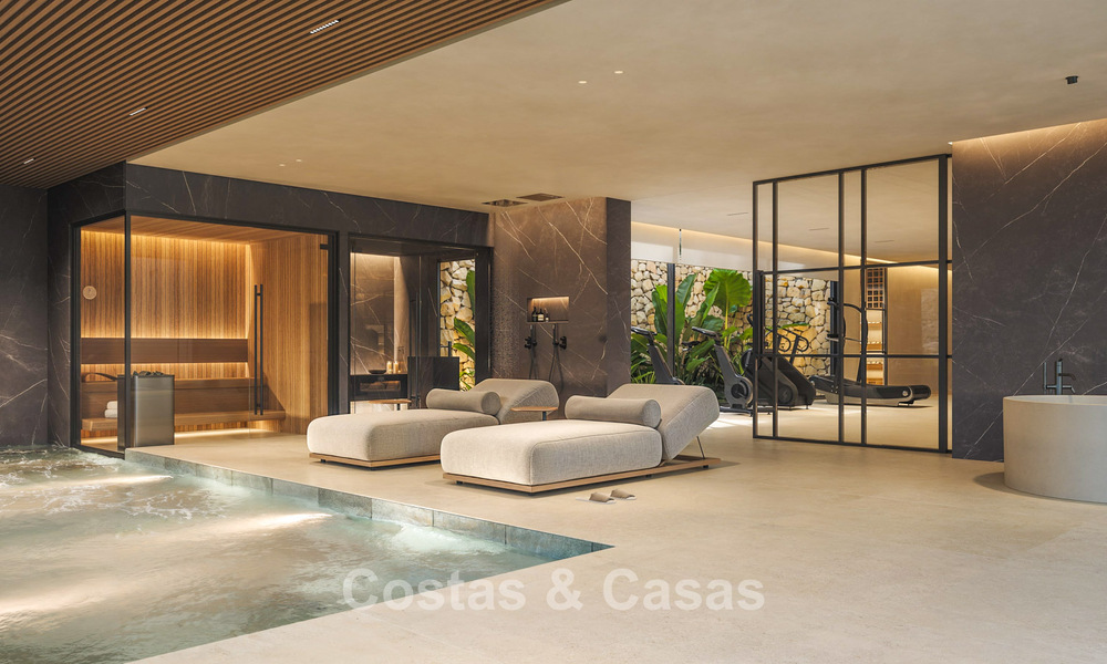 Villas modernes de construction neuve à vendre avec vue imprenable sur la mer à Marbella, à proximité des plages et du centre 803970