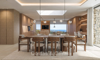 Villas modernes de construction neuve à vendre avec vue imprenable sur la mer à Marbella, à proximité des plages et du centre 803972 