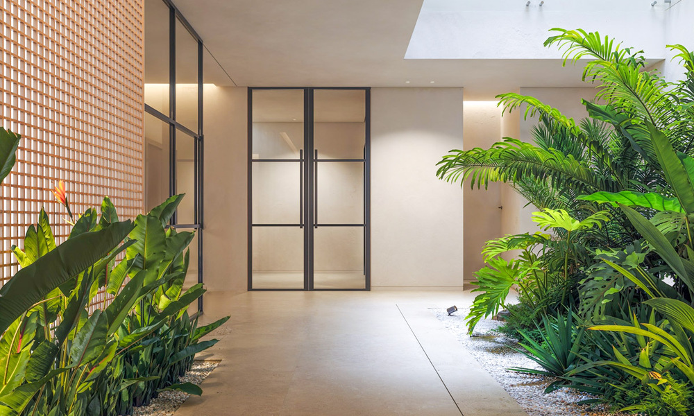 Villas modernes de construction neuve à vendre avec vue imprenable sur la mer à Marbella, à proximité des plages et du centre 803977
