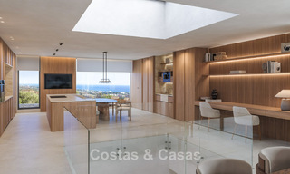 Villas modernes de construction neuve à vendre avec vue imprenable sur la mer à Marbella, à proximité des plages et du centre 803986 