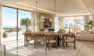 Villas modernes de construction neuve à vendre avec vue imprenable sur la mer à Marbella, à proximité des plages et du centre 803988 