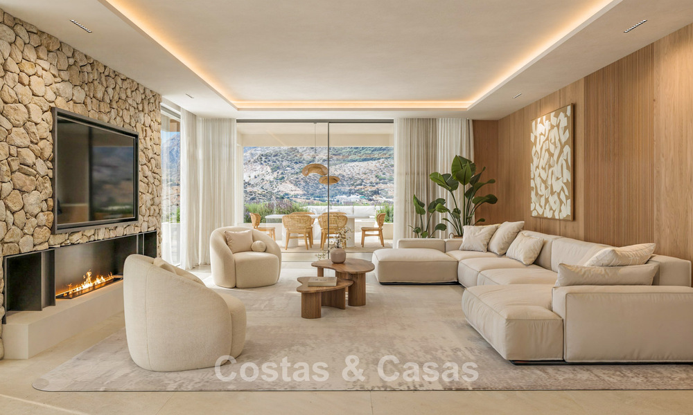 Villas modernes de construction neuve à vendre avec vue imprenable sur la mer à Marbella, à proximité des plages et du centre 803989