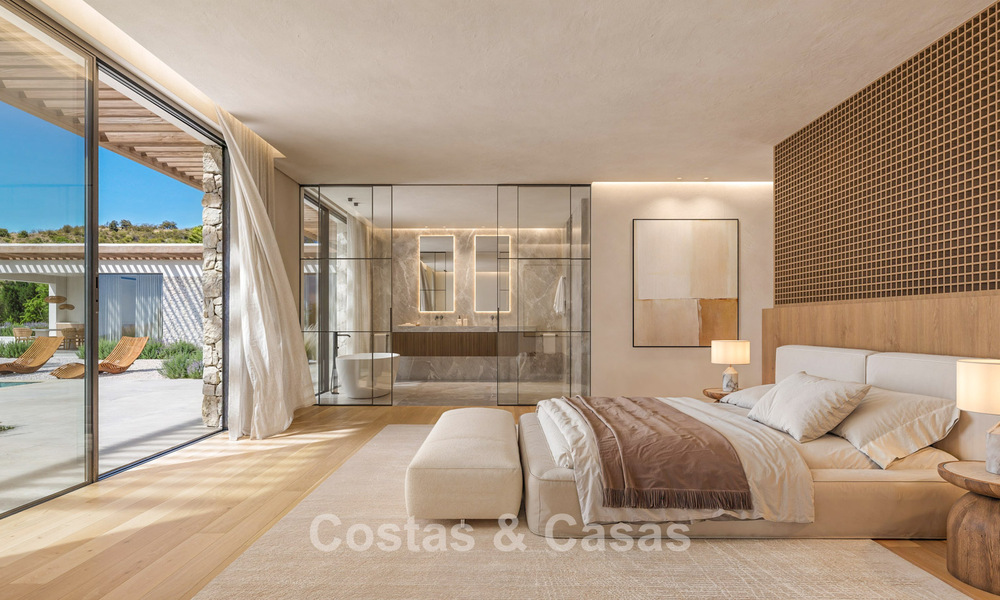 Villas modernes de construction neuve à vendre avec vue imprenable sur la mer à Marbella, à proximité des plages et du centre 803991