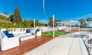 Elégante et spacieuse villa neuve, moderne à vendre avec vue panoramique sur la mer à Elviria, Marbella 32325 