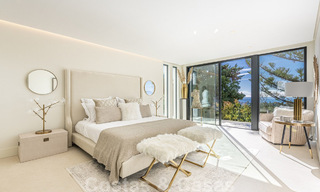 Elégante et spacieuse villa neuve, moderne à vendre avec vue panoramique sur la mer à Elviria, Marbella 32330 