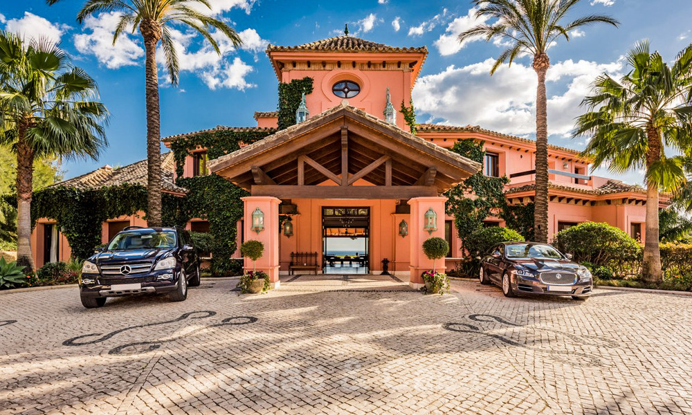 Elégante propriété de style méditerranéen avec vue sur la mer à vendre, Benahavis - Marbella 32344