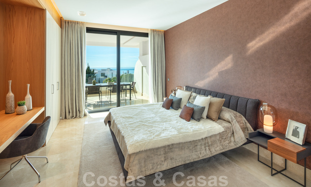 Appartement penthouse spacieux et moderne avec vue imprenable sur la mer à vendre à Sierra Blanca sur le Golden Mile, Marbella 32678