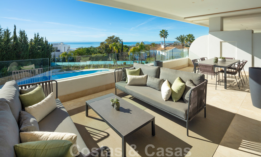 Appartement penthouse spacieux et moderne avec vue imprenable sur la mer à vendre à Sierra Blanca sur le Golden Mile, Marbella 32679