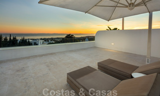 Appartement penthouse spacieux et moderne avec vue imprenable sur la mer à vendre à Sierra Blanca sur le Golden Mile, Marbella 32696 
